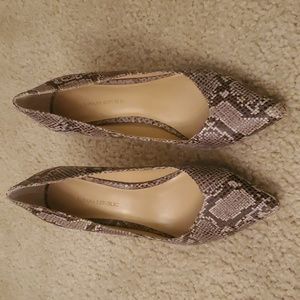 Snake Print Heels